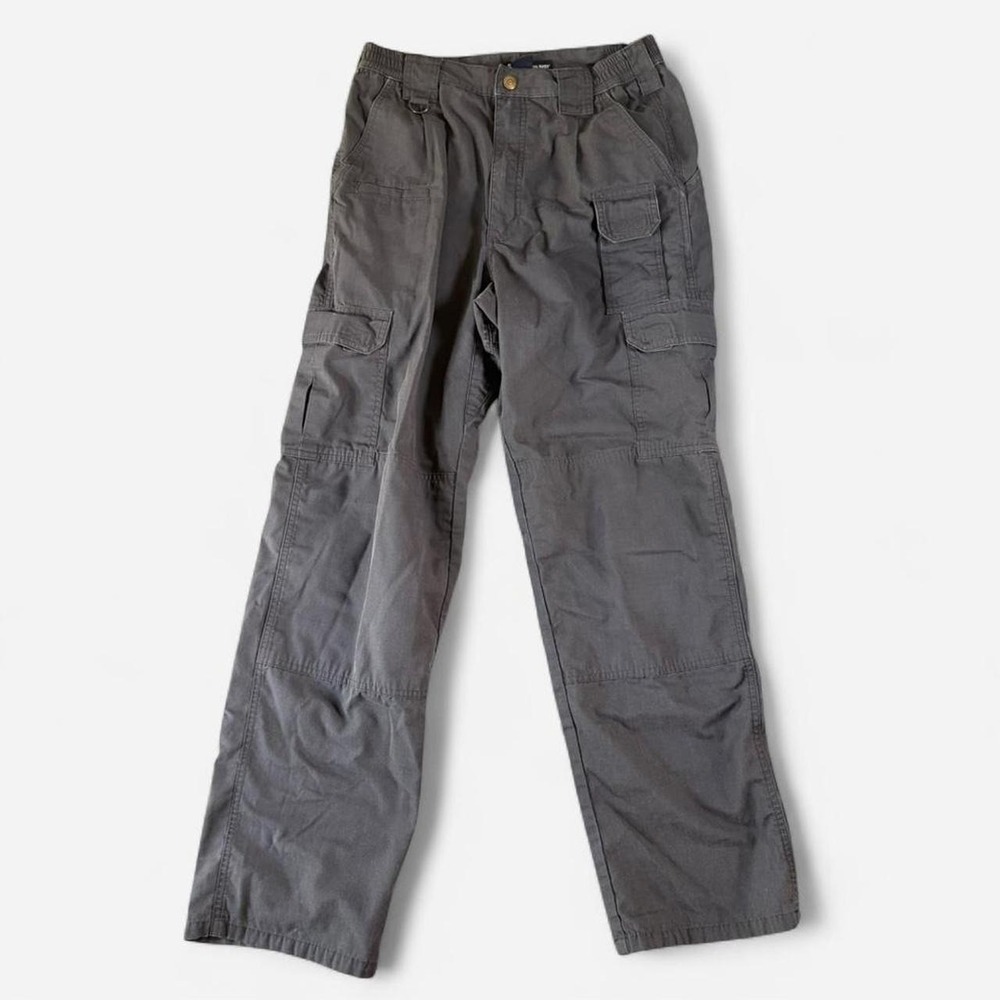 5.11 Tactical Gray RipStop Double Knee Cargo Utility Pants Size 30x32